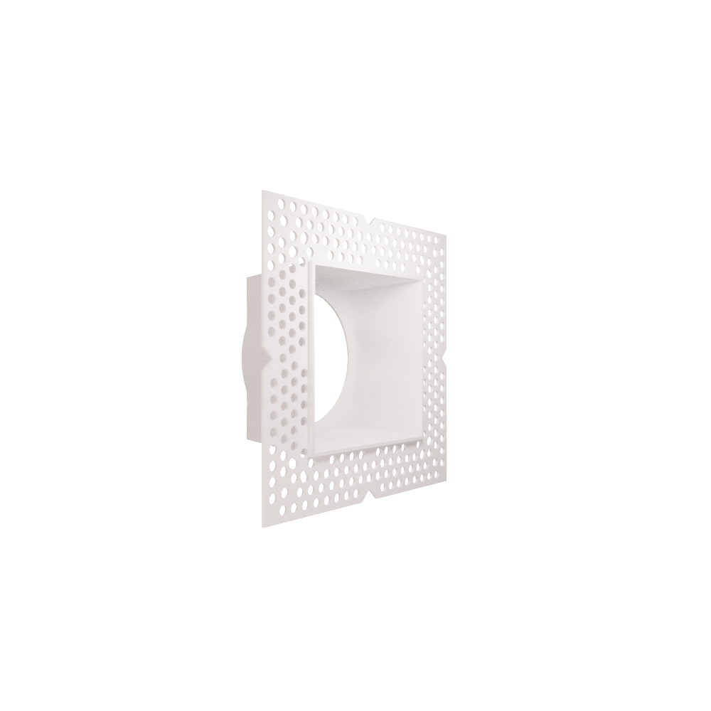 3″ Trimless Mud-in Plate Square